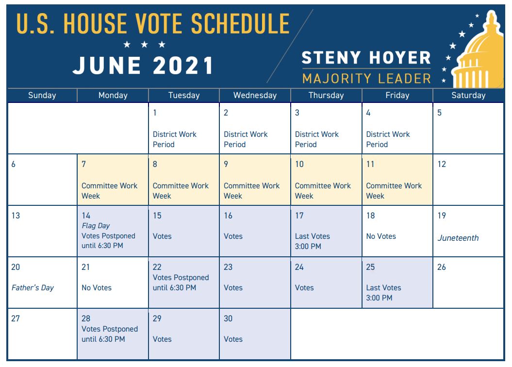 Legislative Calendars | StateWide
